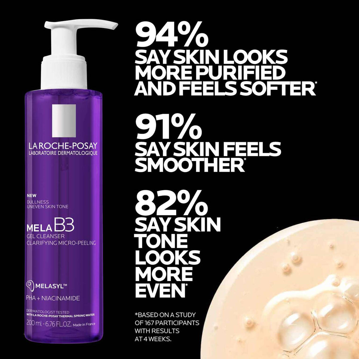 mela-b3-facial-gel-cleanser-with-melasyltm-niacinamide-k2 LaRochePosay-Product-MelaB3-MelaB3Cleanser-200ml-03337875890069-Efficacy-REV2_1500x1500.jpg