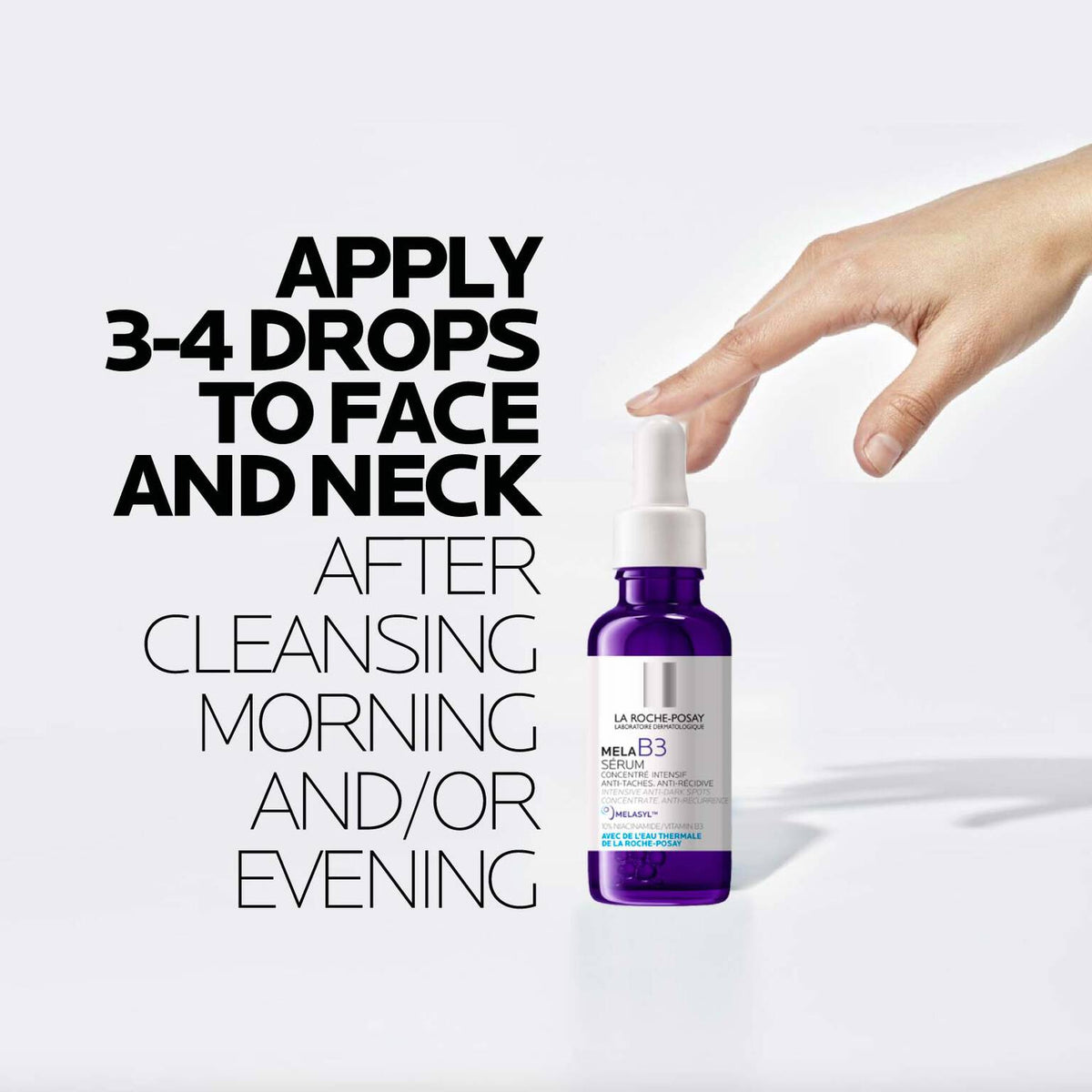 mela-b3-dark-spot-serum-with-melasyltm-niacinamide-x5 LaRochePosay-Product-MelaB3-MelaB3Serum-30ml-03337875890021-HowTo-REV.jpg